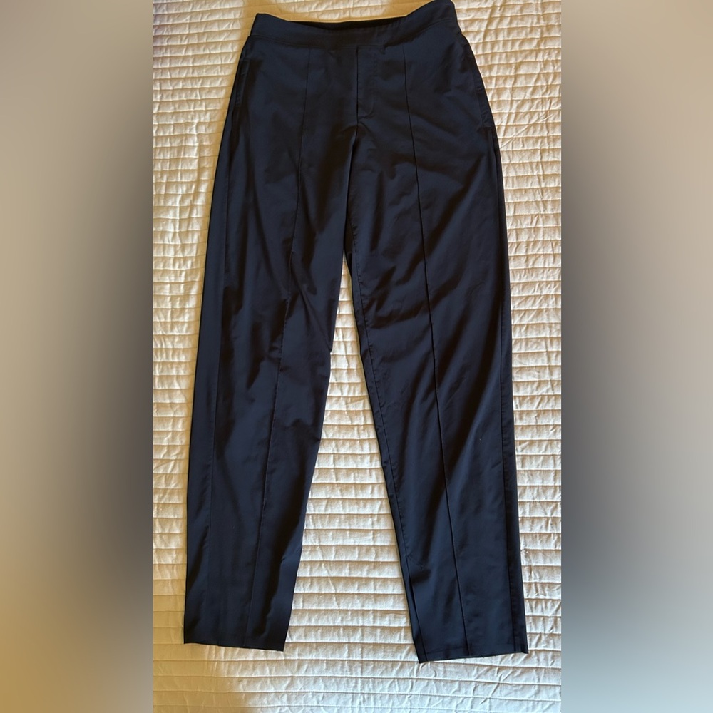 Athleta Split Hem Black Trousers